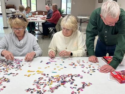 New Bethel members enjoying fellowship together